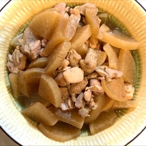 子供が喜ぶ(^^)鶏もも肉と大根の照り煮♪